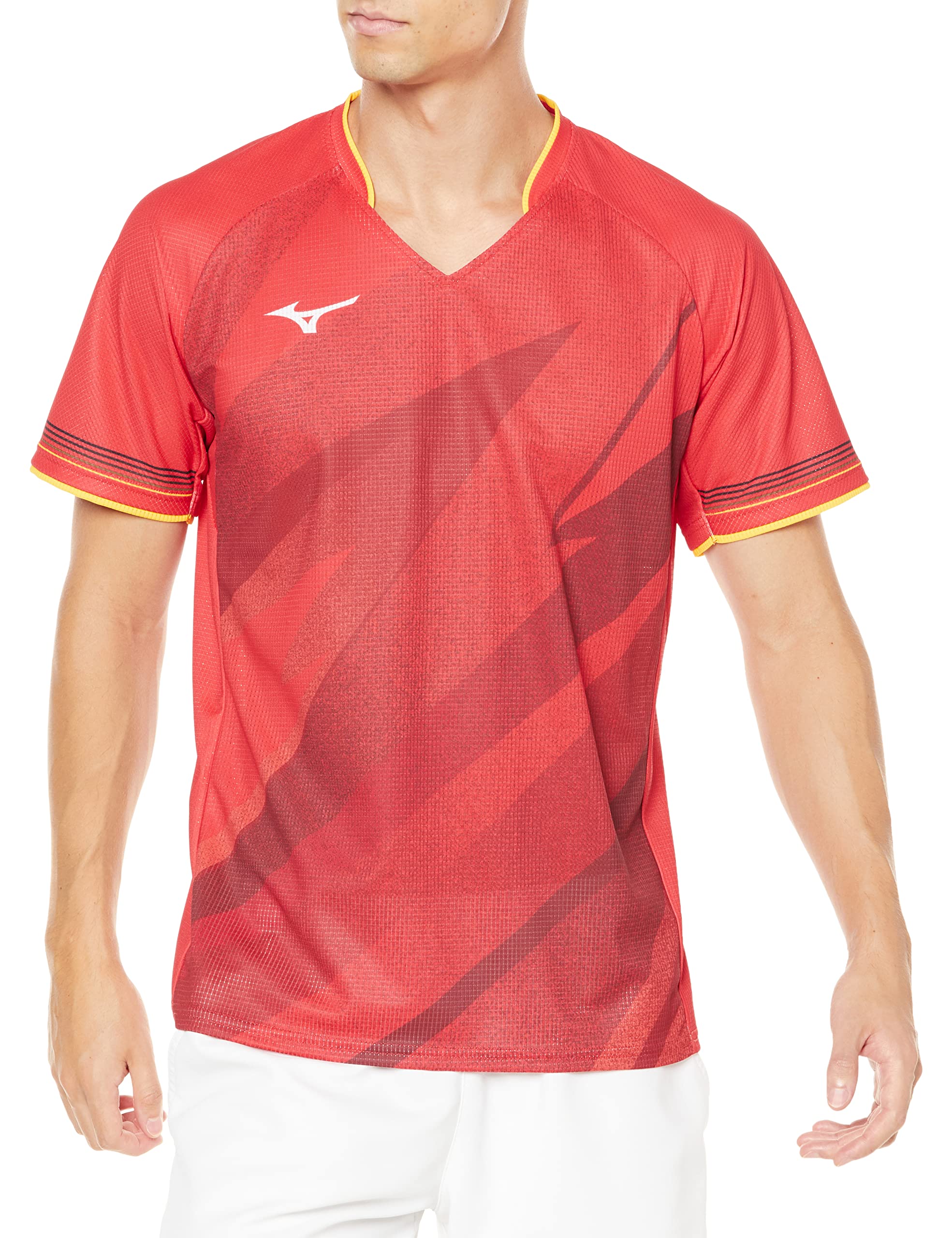 

Mizuno Badminton Wear Dry Aeroflow Game Dynamotion Highly and Size S Shirt, Fit, Breathable, Stain-Resistant, Antibacterial, Odor-Resistant, 72MA2501,