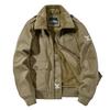 Autumn and Winter Cotton-padded Clothes Men's Warm Washed Lamb Wool Jacket Lapel Cotton-padded Jacket Casual Tooling Cotton-padded Jacket