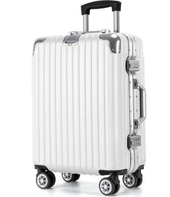 Carry Carry Aluminum Double 360 Degree TSA Dial Business Trip [VARNIC] Suitcase, Case, Bag, Frame, Large, Quiet, Casters, Shockproof, Rotation, Lock,
