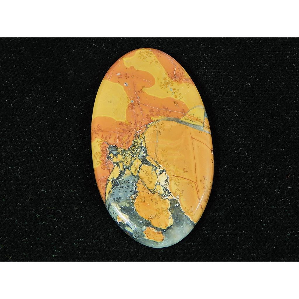 26X45X04MM Natural Malingano Jasper Oval Cabochon Loose Gemstone 48Cts. SK-4695