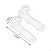 2 Pieces of Pockets Transform Belt, Punch-, Shoulder Strap Buckles, Pocket Accessories, Universal