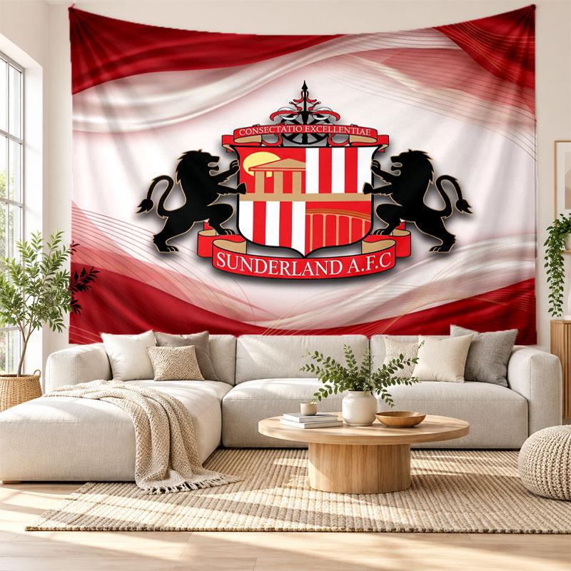 Sunderland Wall Tapestry, Soft Fabric Wall Hanging, Decorative Backdrop For Bedroom Home Wall Art