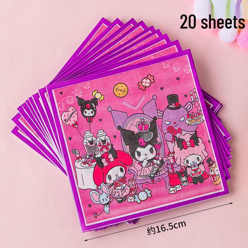 Disposable Party Supplies Set: Paper Plates and Cups for Birthdays and Weddings