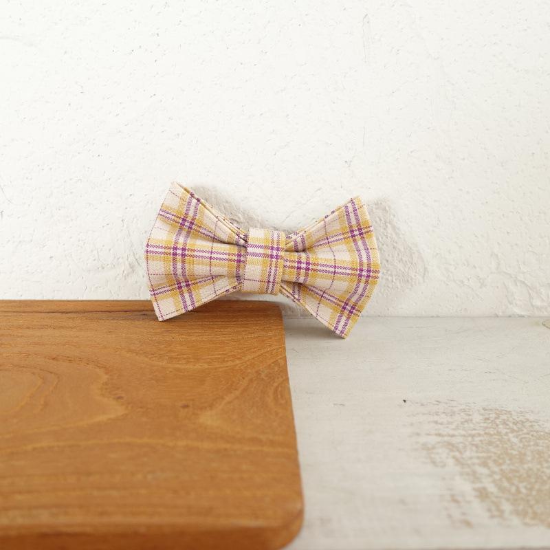 MUTTCO Purple Heather Plaid Thickened Cat Collar UCC-100