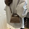 Women PU Leather Shoulder Bag Stylish Top Handle Bag Fashion Handbag with Removable & Adjustable Shoulder Strap Stylish Crossbody Bag for Commuting