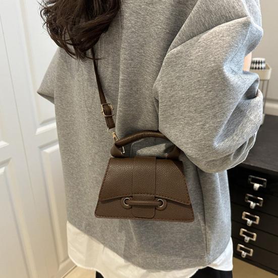 Women PU Leather Shoulder Bag Stylish Top Handle Bag Fashion Handbag with Removable & Adjustable Shoulder Strap Stylish Crossbody Bag for Commuting