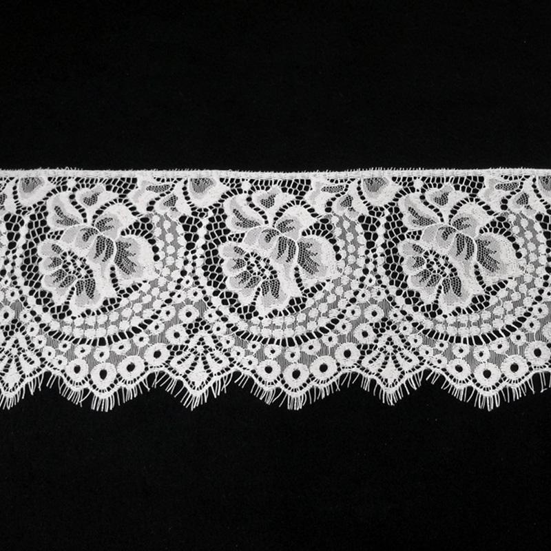 

16*300 см кружевная ткань кружево вышитая лента кружевная отделка платье DIY одежда шторы DIY швейные принадлежности декор аксессуары белый