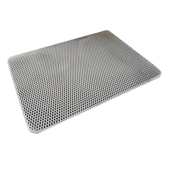 Cat Litter Box Mat Cushioned Mesh Cat Toilet Mat Cat Litter Trapping Mat Scatter Control Mat for Less Mess