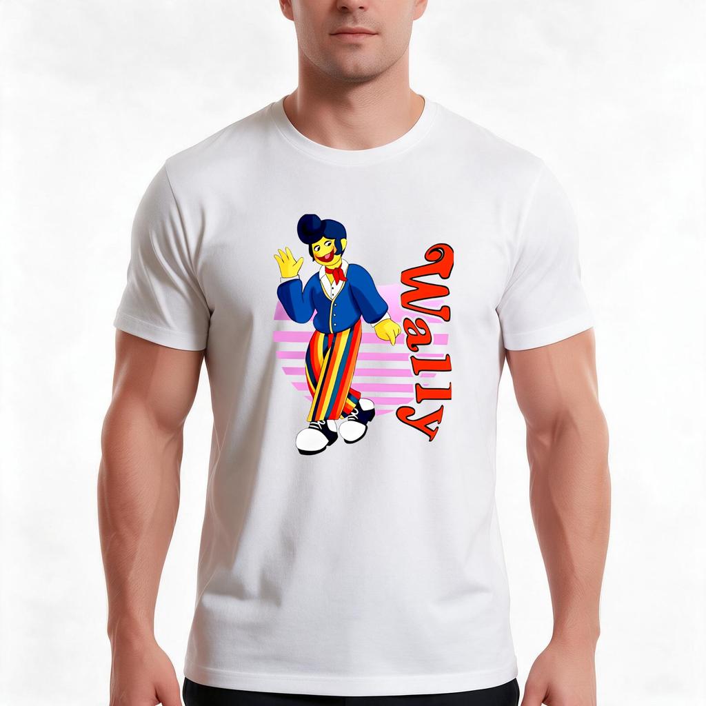 Wally Darling Tshirt Summer Casual Cotton Tee Oversized Streetwear Tops Vintage Graphic Print Loose Fit Short Sleeve