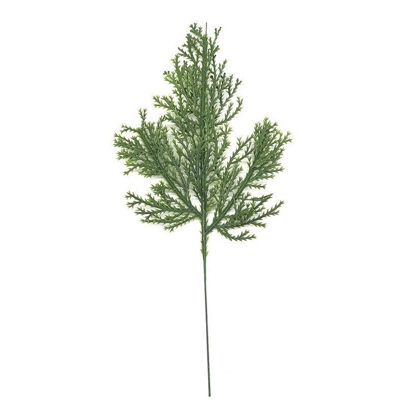 

10 шт. 25 см Имитация сосновых веток Украшения для рождественской елки Гирлянды из пластиковых еловых веток Украшения из зеленых сосновых веток