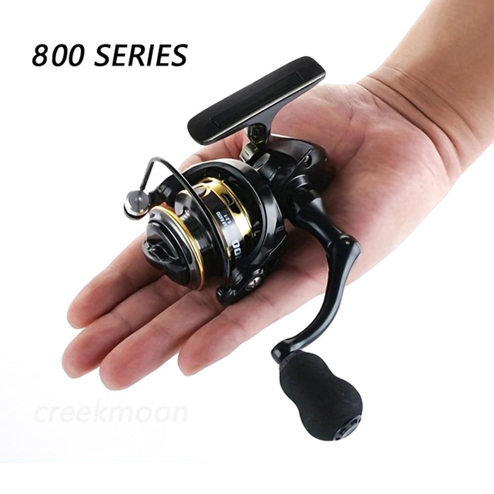 Přívlačový naviják se skládací dřevěnou kličkou, výkonným ramenem, mikro ložiskem, levý/pravý, série 500, 800, 5,2