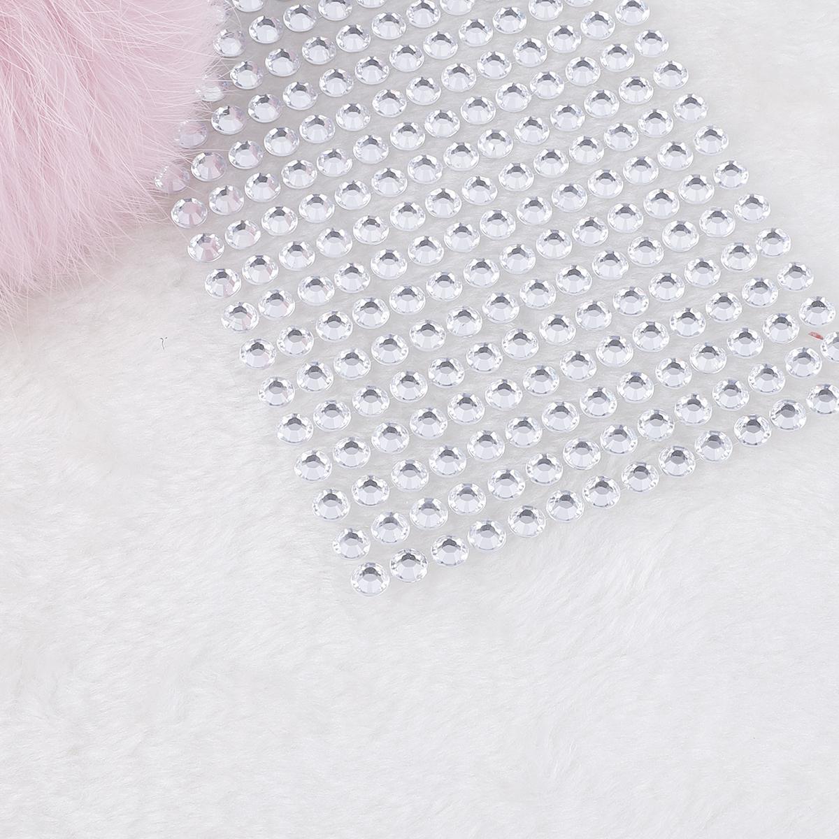 

6 мм акриловые хрустальные стразы наклейки с бриллиантами и блестящими драгоценными камнями самоклеющиеся для скрапбукинга серебряный