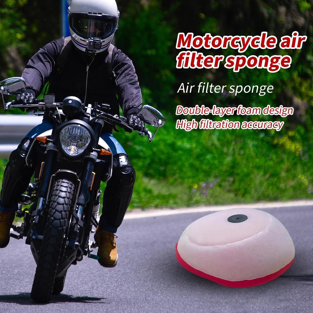 For BETA 125RR 250RR 350RR 390RS 48ORR Motorcycle Air Cleaner Sponge Air Filter Cleaner Sponge Motorcycle Filtration Replacement