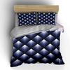 Geometric Diamond Pattern Set Bedding Duvet Cover Set Duvet Cover Pillowcases (1 * Duvet Cover 2 * Pillowcases, Without Duvet Insert)