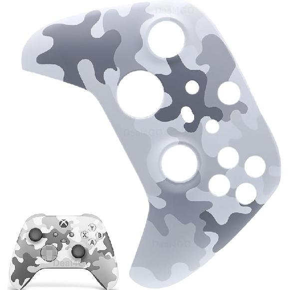 Deal4GO Передняя крышка корпуса, лицевая панель, верхний корпус, замена для контроллера Xbox Series X|S - Arctic Camo Special Edition Arctic Camo