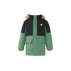 Color Block Down Jacket Asia Sizing 'Green Black' Men's AMJ23355-JD
