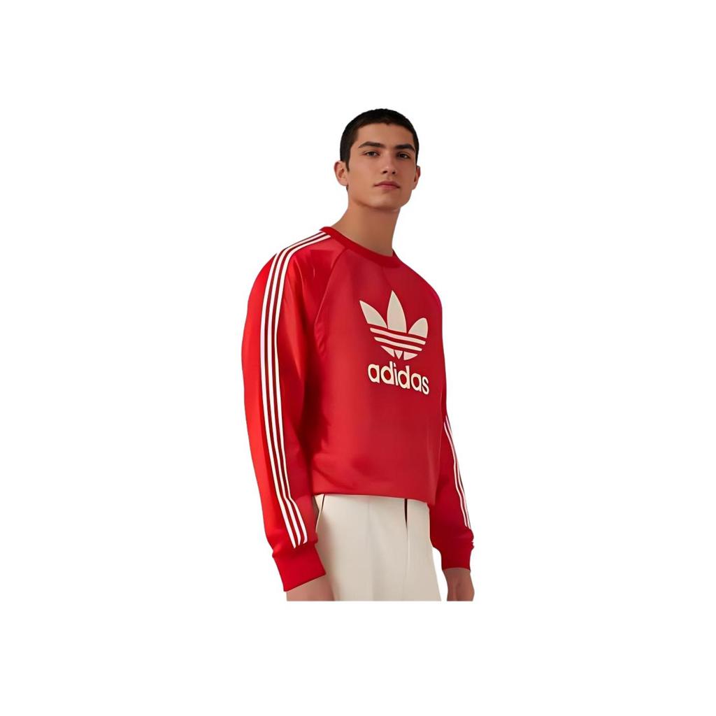 adidas X Wales Bonner Nylon Crew Better Scarlet Heren Tops Rood JE5994