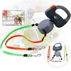 Dual Traction Ropes In One Design Auto Telescopic Puppy Dog Pet Walking Leash