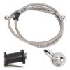 Motorcycle Brake Hose Sensitive Braking Good Heat Insulation Knitted Steel Brake Coupling for General Motorcycle