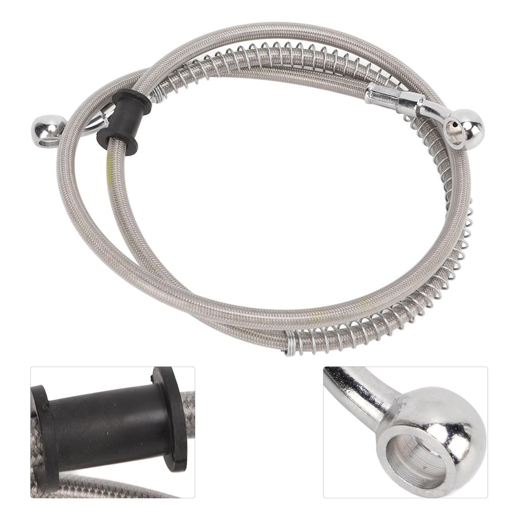 Motorcycle Brake Hose Sensitive Braking Good Heat Insulation Knitted Steel Brake Coupling for General Motorcycle
