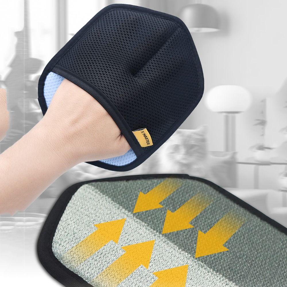 Reusable Pet Hair Removal Gloves Washable Static Hair Remover Portable Pet Grooming Gloves Home