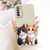 For Huawei nova 7 5G JEF-TN00 JEF-AN00 Case Silicone Back Cover For Huawei Nova7 JEF-NX9 JEF-AN20 Simple Style Phone Cases