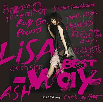 CD LISA - LiSA BEST -Way- Japan ObiDance & Electronica Used