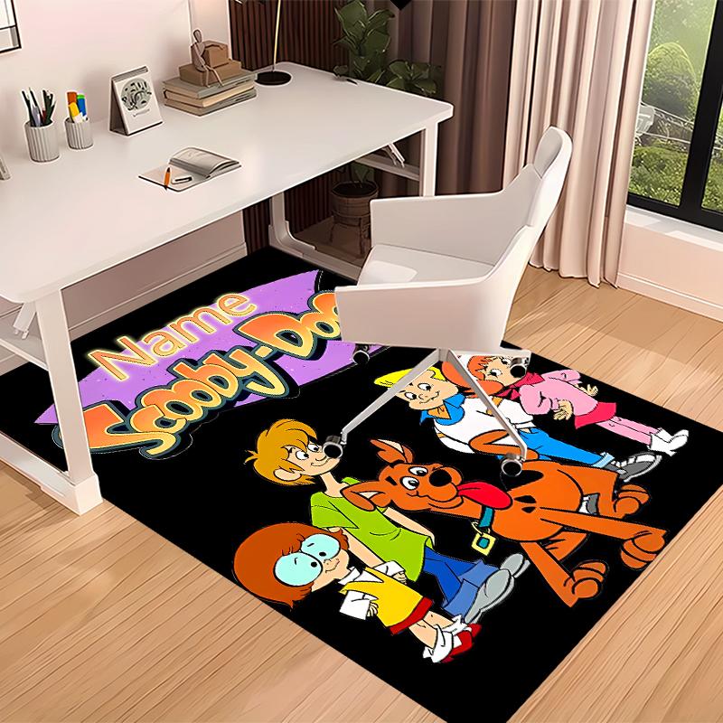 Custom Personalization Scooby-Doo Print Area Rug - Soft, Washable Non-Slip Indoor Mat,Living Room,Home&Office Decorative Rug