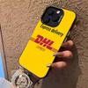 D-DHL-L logo Barevný kryt na telefon Pro iPhone 17 16 15 14 13 12 11 Pro Max Plus Pro