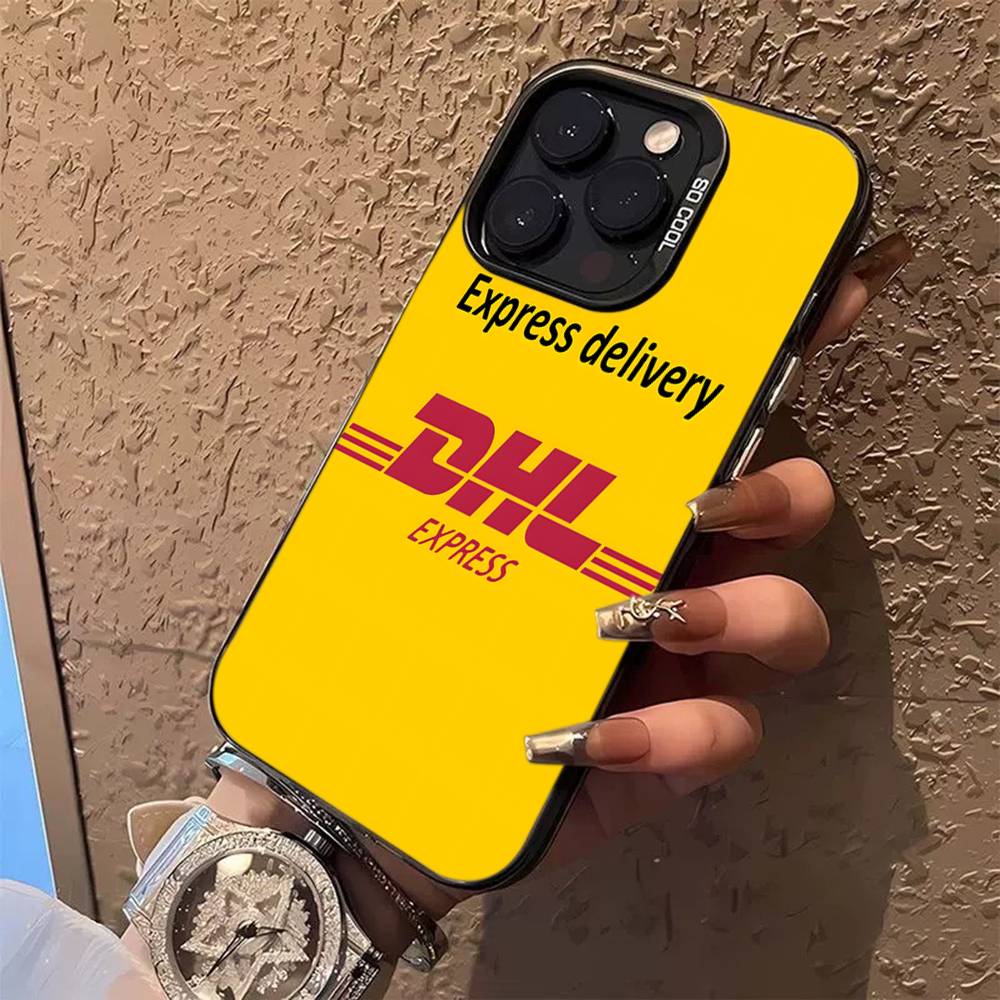 D-DHL-L logo Barevný kryt na telefon Pro iPhone 17 16 15 14 13 12 11 Pro Max Plus Pro