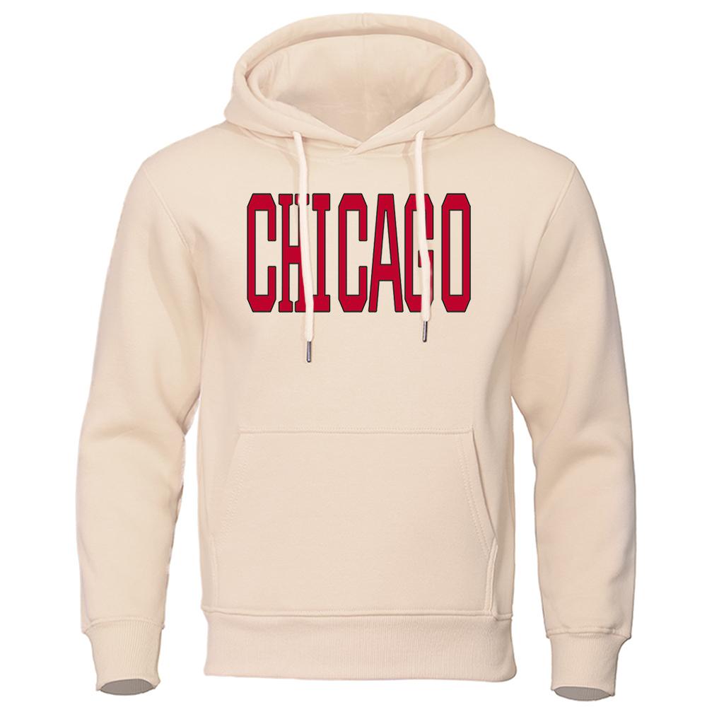 Men's And Women's Long Sleeves Chicago Basketball Uniform Printing Mens Hoody Street Hip Hop Hoodies Loose Clothes
