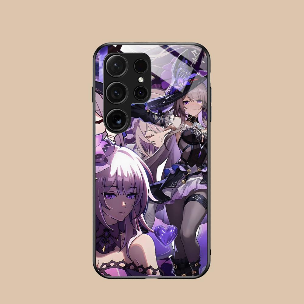 

HSR Herta Glass Mobile Phone Case for Samsung Galaxy A56 55 54 53 52 51 36 35 34 23 16 15 5G Colorful Cover Galaxy A56 5G