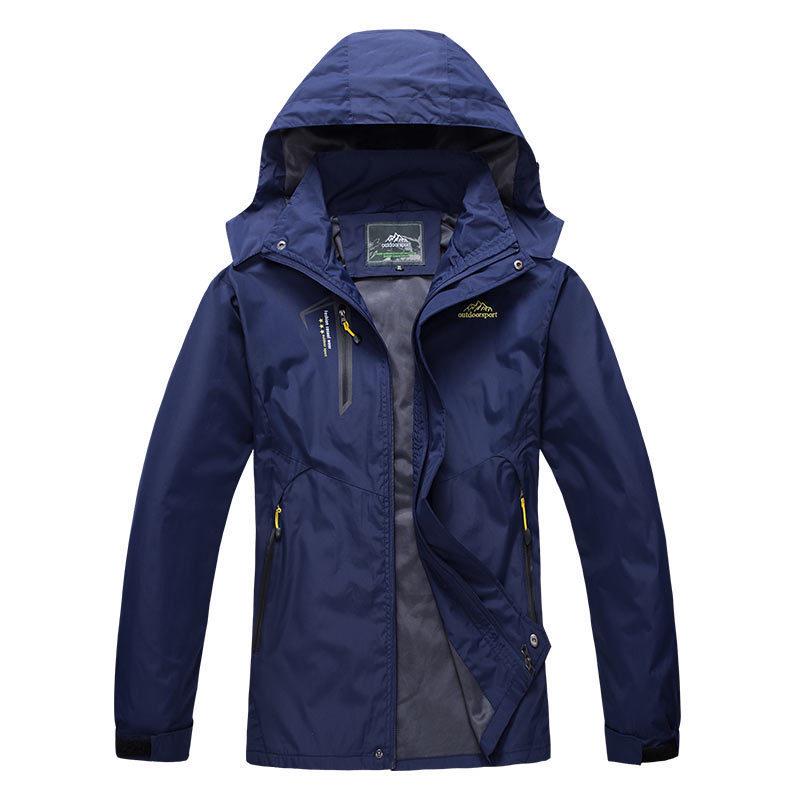 Spring & Autumn Waterproof Jacket: Men's & Women's Outdoor Single-Layer Mountaineering Couple Style