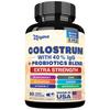 Bovine Colostrum Probiotic Composite Capsule 5250mg Containing Vitamin C To Enhance Immunity and Protect the Gastrointestinal Tract 60 Capsules