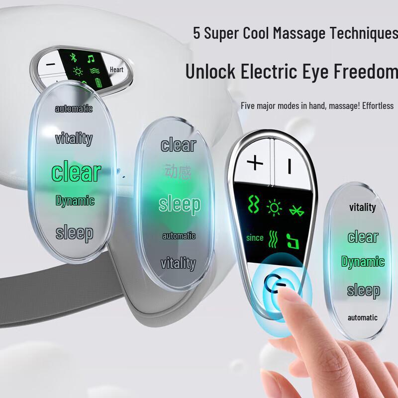 Aux Eye Massager with Heat and Vibration