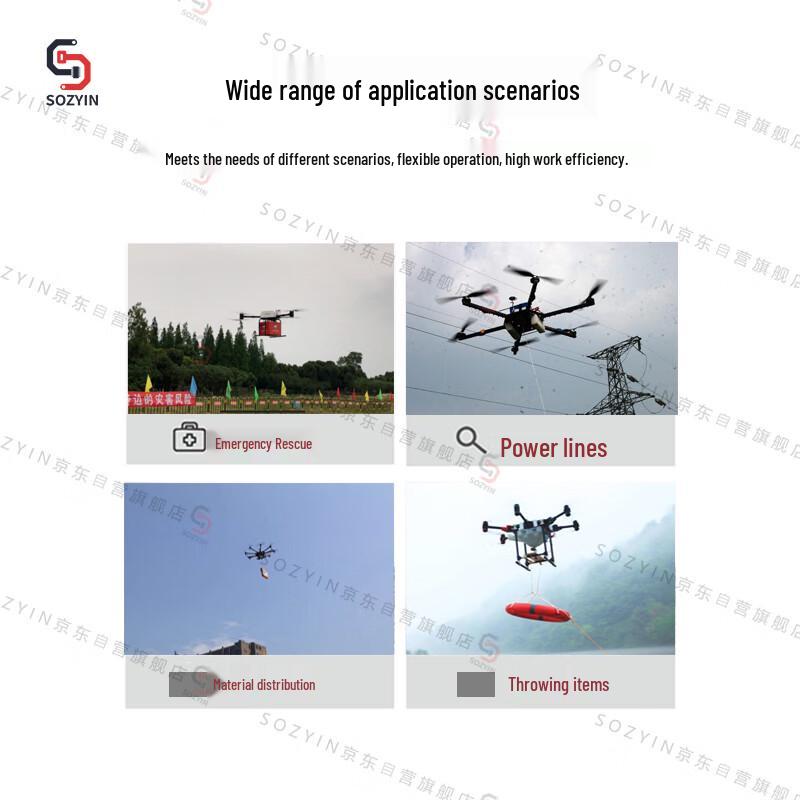 SOZYIN FT4-P Dual-Stage Dropper & Flasher for DJI Matrice 4 Drones