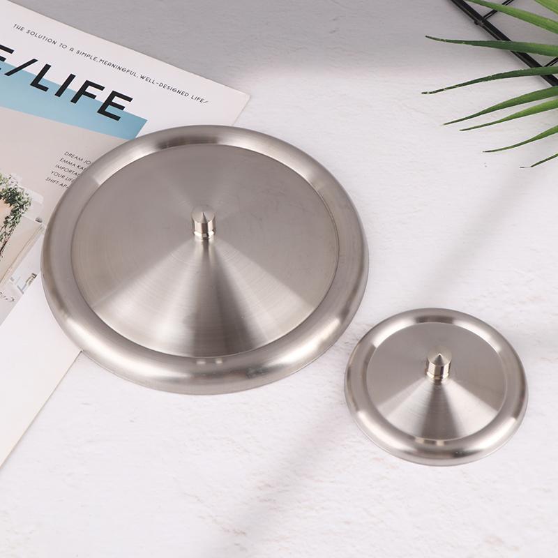 7.5/14Cm Stainless Steel Leak Proof Cup Lids Durable Dust-Proof Mug Cover Drink Cup Lid Kitchen Fresh Keeping Cover