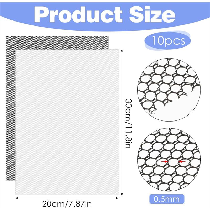 HHO-Waterproof Fursuit Eyes Mesh 10 Sheets, Printable Blank For Handicraft For Mask, Props Sculpting Supplies