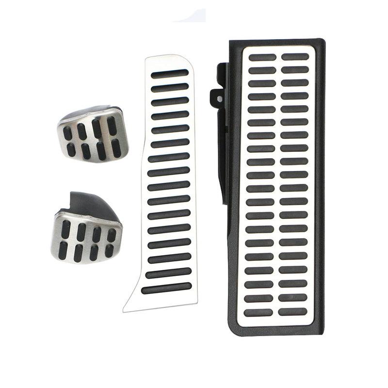 Car Pedals For Skoda Yeti 5L 2009 2010 2011 2012 2013 2014 2015 2016 2017 Gas Brake Restfoot No Drilling Pedal Cover Pads AT MT