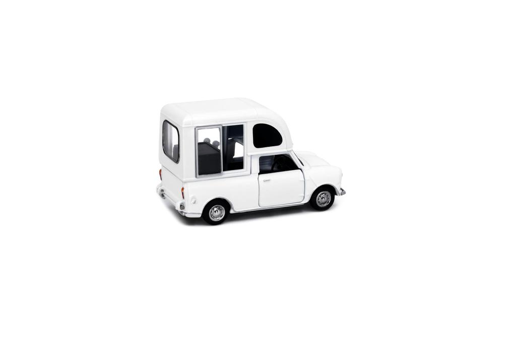 TINY Tiny City 1/50 JP13 Morris Mini Ice Cream Van Diecast Model Car White