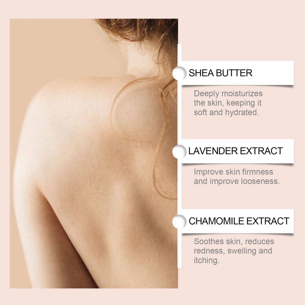 Woodsleep Lavender Chamomile Body Butter Cream Deep Hydrating Moisturizer For Skin