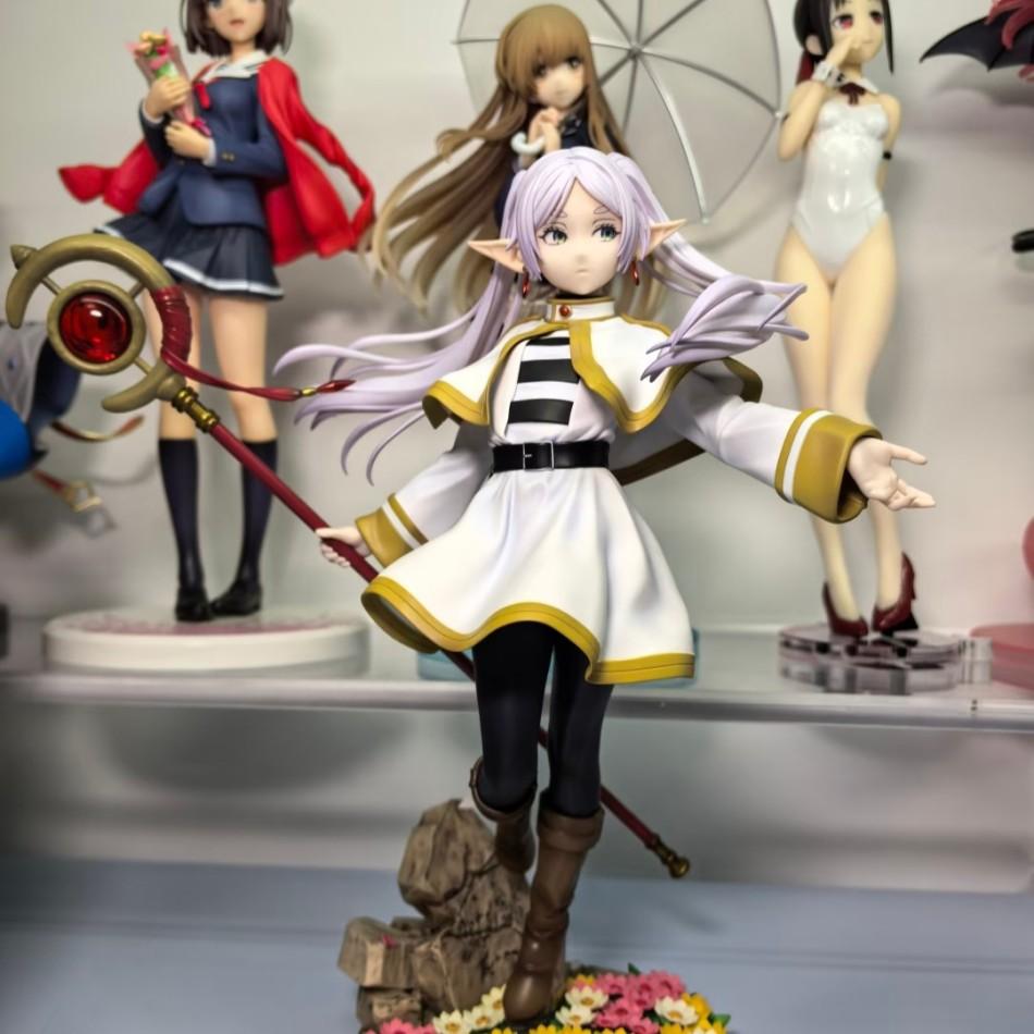 1-8Pcs Frieren Figure Frieren At The Funeral Figures Super Kawaii Cartoon Action Pvc Statue Cute Models Collection Dolls Gifts