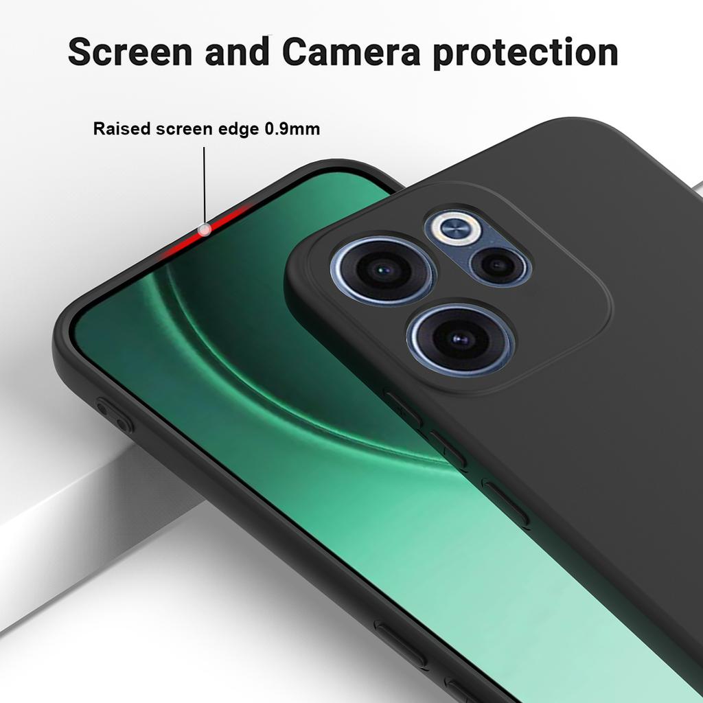 Dla Oppo Reno15 FS 5G/Oppo Reno15 F 5G Etui z Płynnego Silikonu Pokrowiec na Tył Telefonu z Paskiem na Rękę