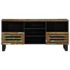 VidaXL TV Cabinet 100x34x46 Cm Solid Acacia Wood, TV Bench, Hi-fi Cabinet, TV Console, TV Sideboard, Multimedia Cabinet, Furniture 377528