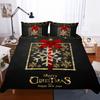 Quilt Cover Set Christmas Snowflake Deer Dekbed Overtrek Adult Queen King Size Bedding Set Duvet Cover Pillowcases Home Textiles
