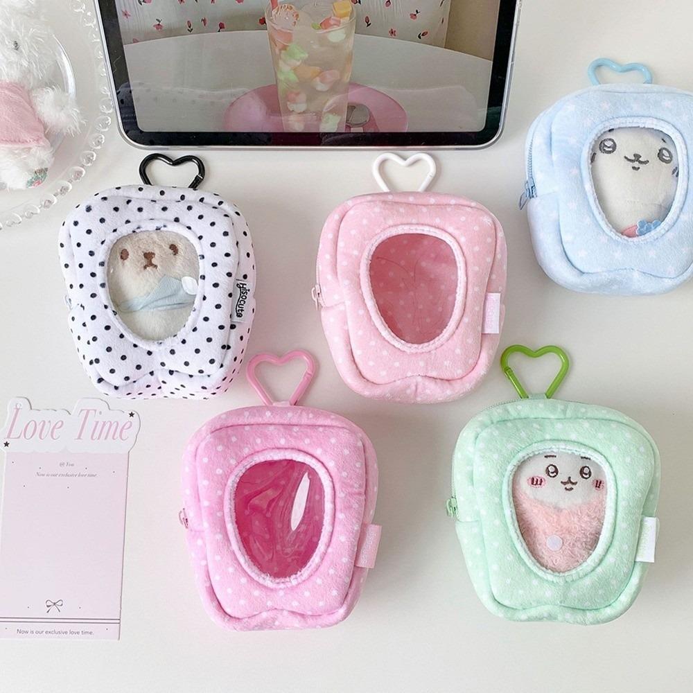 Polka Dot Doll Display Bag Plush Plush Doll Protective Pouch INS Mini Ita Bag
