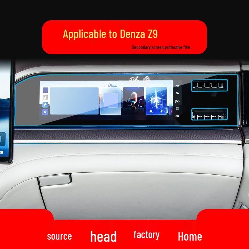 Denza N7 Navigation & N8 Display Screen Protective Tempered Glass Film - Car Interior Accessories
