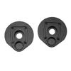 2Pcs Outer Portal Covers Black Antiwear Rustproof High Accuracy Portal Covers Weights for SCX10 III Capra 1/10 Crawler