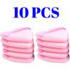 60pcs Soft Heart-Shaped Sponge Dry Powder Puff Double-sided Crystal Velvet Blush Loose Powder Cosmetic Puff Setting Makeup Tools