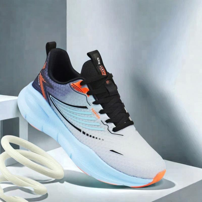 Men's and Women's Same Sports Shoes Casual Shoes Spring Mesh Ultra-light Running Shoes Youth Trend Lightweight Non-slip Soft-soled Shoes